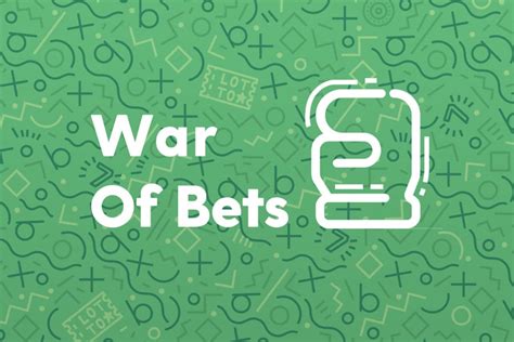 How to play War of Bets